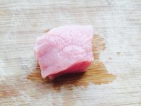美味的青菜瘦肉面条粥做法图解4)