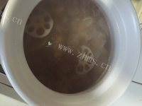 好喝的板栗莲藕羹做法图解5)