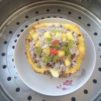 美味的菠萝八宝饭做法图解9)