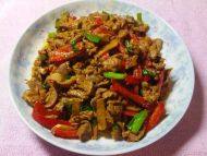简易辣椒炒鸡杂