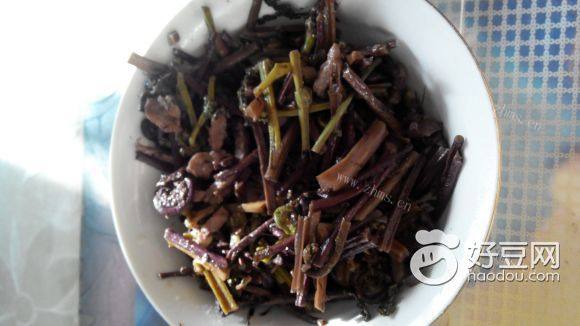 肉丝蕨菜