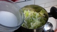 玉盘珍馐的白菜炖冻豆腐做法图解6)