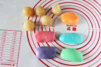 美味的缤纷立体月饼做法图解9)
