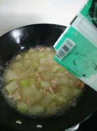 家常菜虾仁冬瓜汤做法图解9)