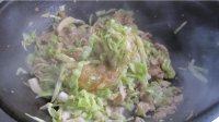 家常包菜炒粉丝做法图解9)