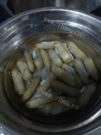 白灼蛏子做法图解1)