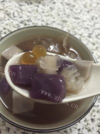 好吃的木薯通心圆糖水做法图解5)