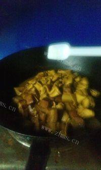 美味的百叶结烧肉