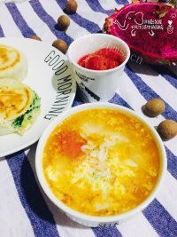 DIY西红柿蛋花汤做法图解8)