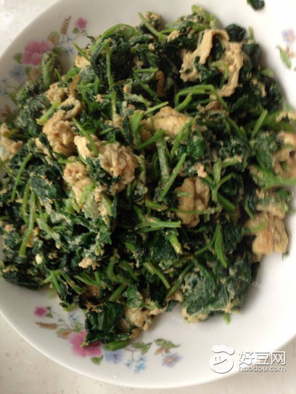 藿香炒鸡蛋