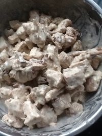 美味营养的炸鸡块做法图解3)