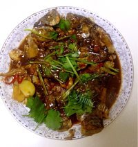 美味的酱焖鲫鱼
