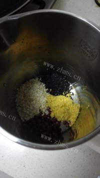 DIY红豆燕麦小米糊做法图解2)