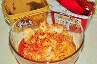 豆腐泡菜锅做法图解2)