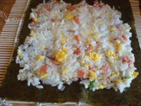 紫菜包蛋炒饭做法图解7)