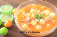 美味的番茄牛肉汤