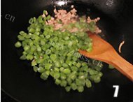 榄菜四季豆做法图解7)