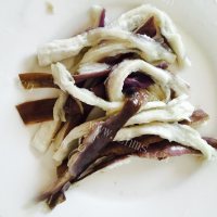 独特的凉拌茄子做法图解5)
