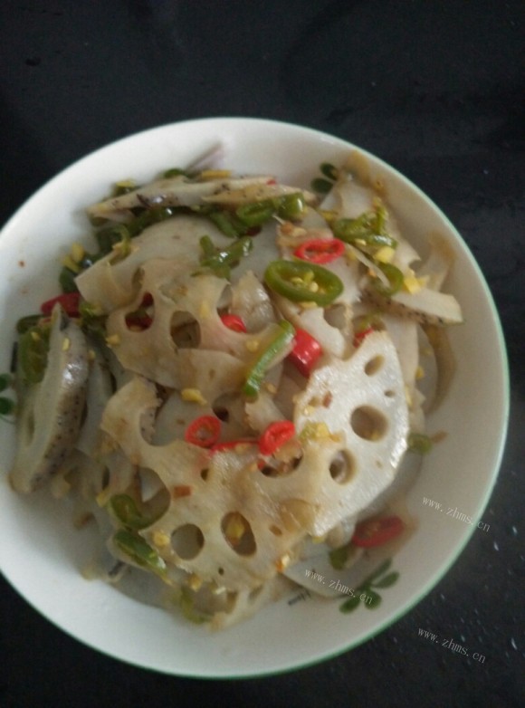 唇齿留香的醋溜藕片