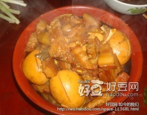 五花肉炖鸡蛋