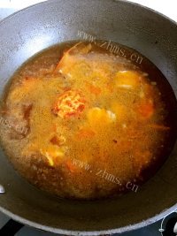 美味的西红柿鸡蛋汤面做法图解7)