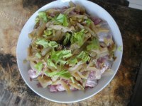 家常菜榨菜蒸排骨做法图解9)