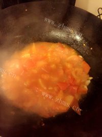 家常菜番茄西兰花做法图解5)