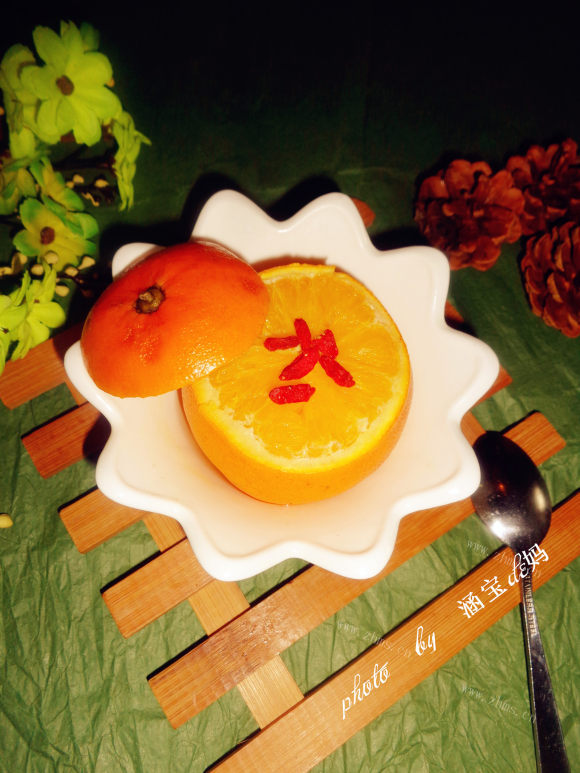 唇齿留香的盐蒸橙子