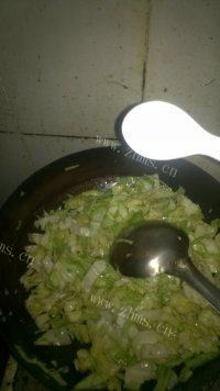 炒橄榄菜做法图解7)