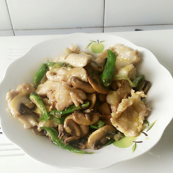 家常蘑菇炒肉