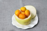 桂花金桔炖雪梨做法图解4)