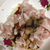 家常菜茭白炒肉片做法图解1)