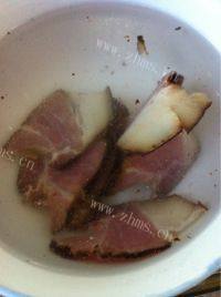 食欲满满的腊肉小炒做法图解4)