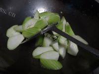 家常菜肉末丝瓜做法图解3)