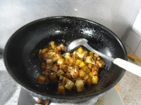 广式黑椒酱炒三丁的做法图解十二