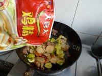 杏鲍菇炒腊肉