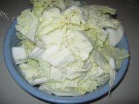 家常菜白菜炖肉做法图解2)