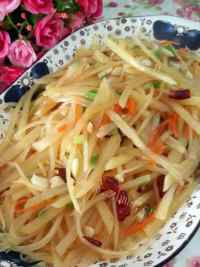 家常菜酸辣土豆丝