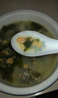 美味的冬瓜干贝汤