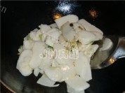 家常菜清炒山药片做法图解4)