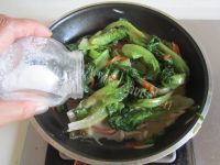 好吃的彩椒腐乳生菜做法图解6)
