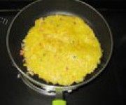 美味的泡面鸡蛋饼