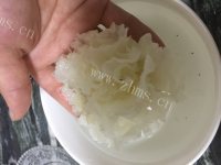 桂花银耳紫薯羹做法图解1)