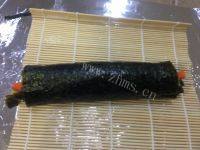 十分诱人的紫菜包饭做法图解9)