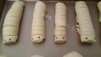 香气浓郁的毛毛虫面包做法图解9)