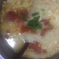 美味的西红柿鸡蛋面