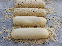 甜甜的手造麻糬（芝麻味）做法图解7)
