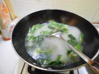 家常菜青菜肉丸汤做法图解6)