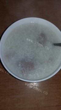 美味的瘦肉粥做法图解8)
