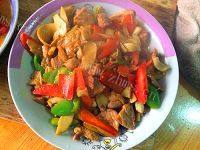 家常的杏鲍菇炒肉片